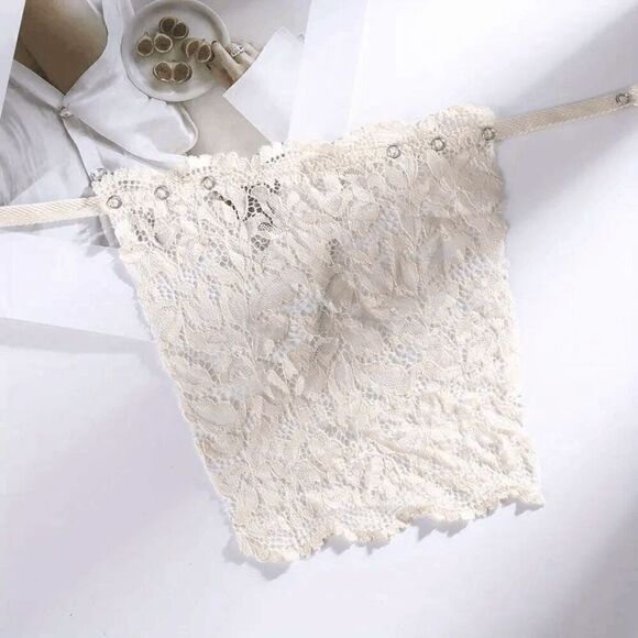 Floral Lace Chest Breast Attachable Detachable Cover - Picture 3 of 9